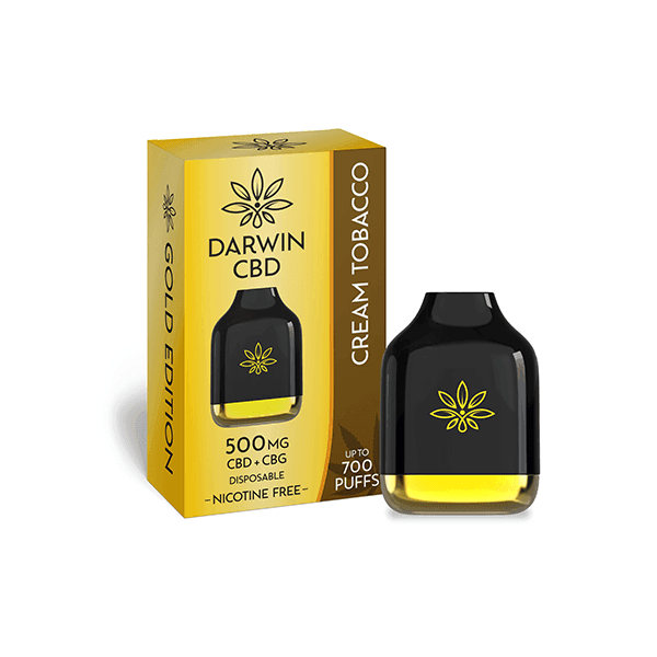 Darwin 500mg CBD CBG Cube Disposable 700 Puffs FREE UK